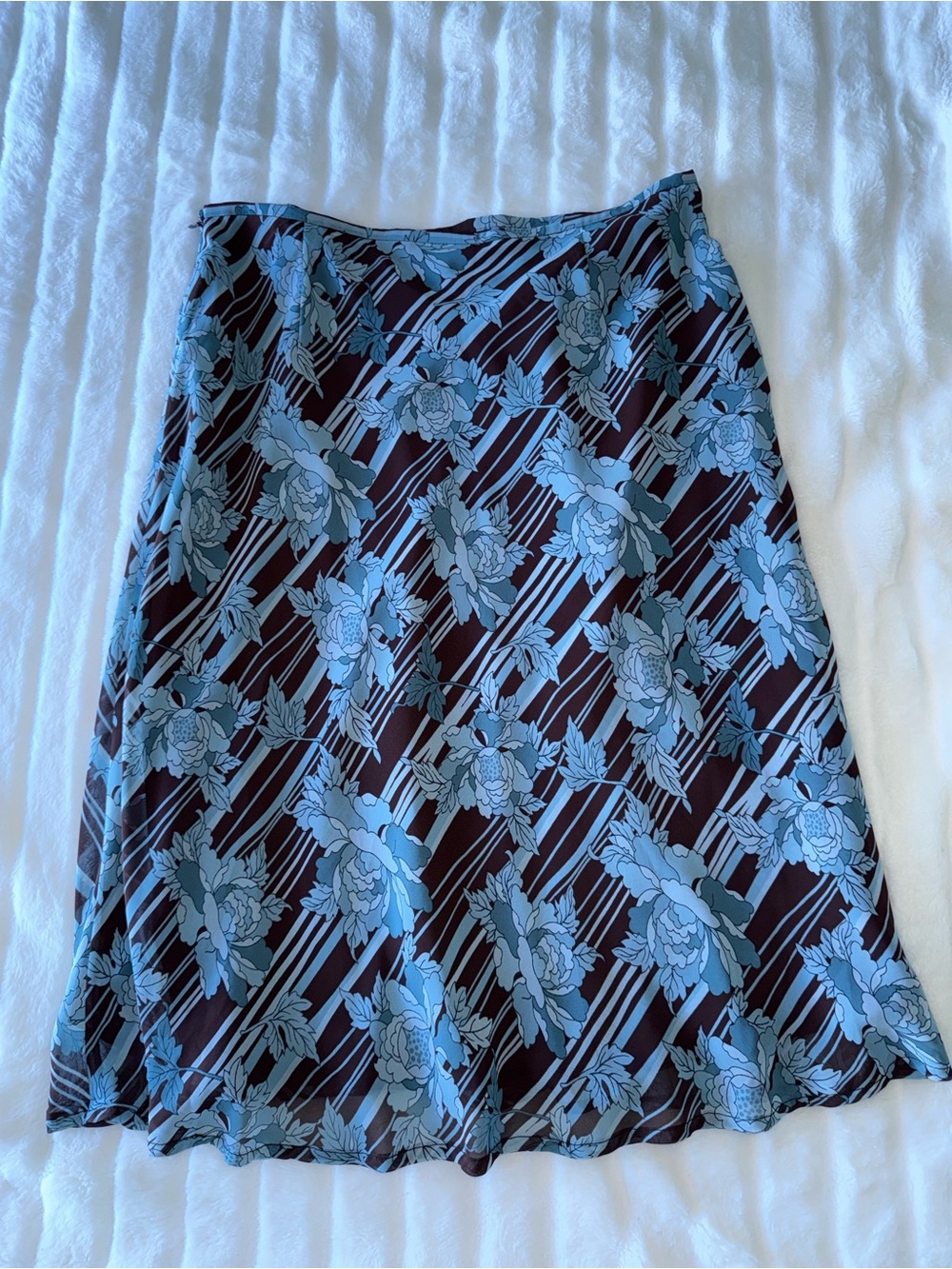 Y2K floral skirt